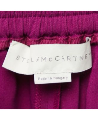 Women's Purple Crepe Jogger Pants