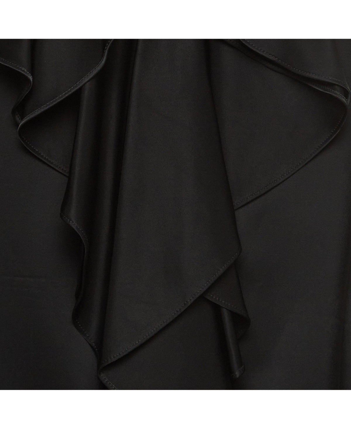 Pre-Owned Stella Mccartney Women's Black Crepe Fringe Detail Sleeveless Top