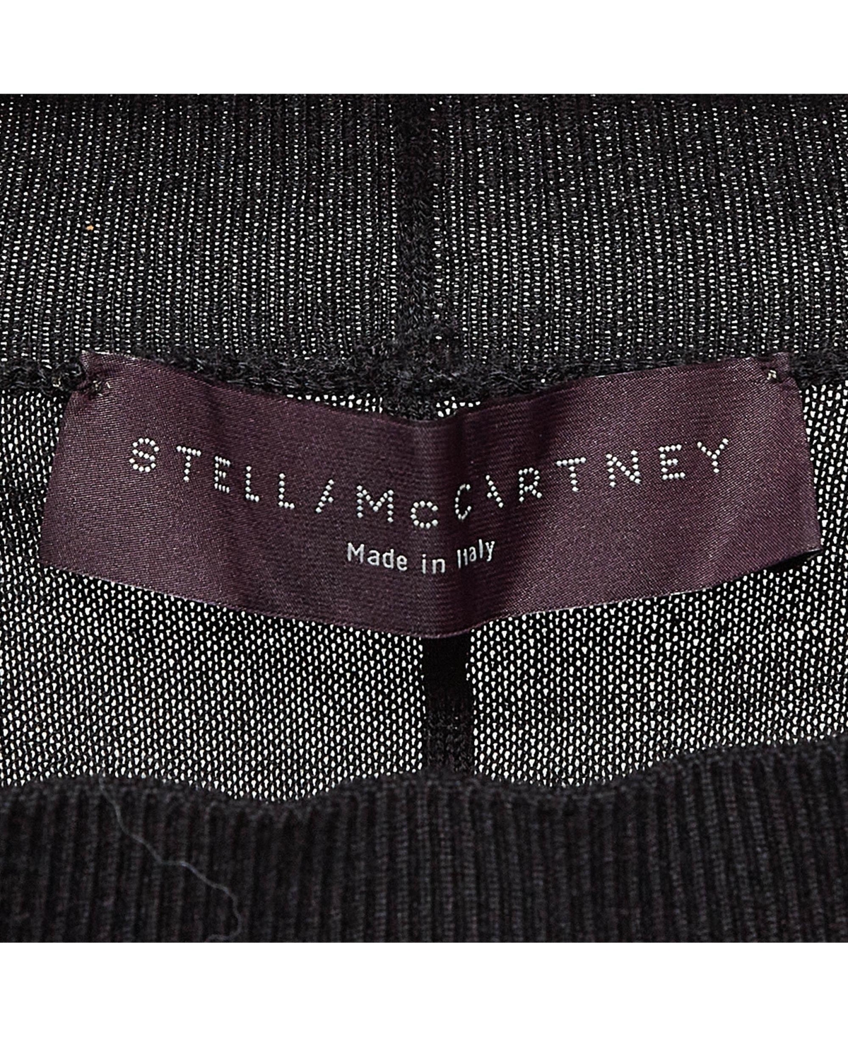 Pre-Owned Stella Mccartney Women's Black Stretch Knit Joggers