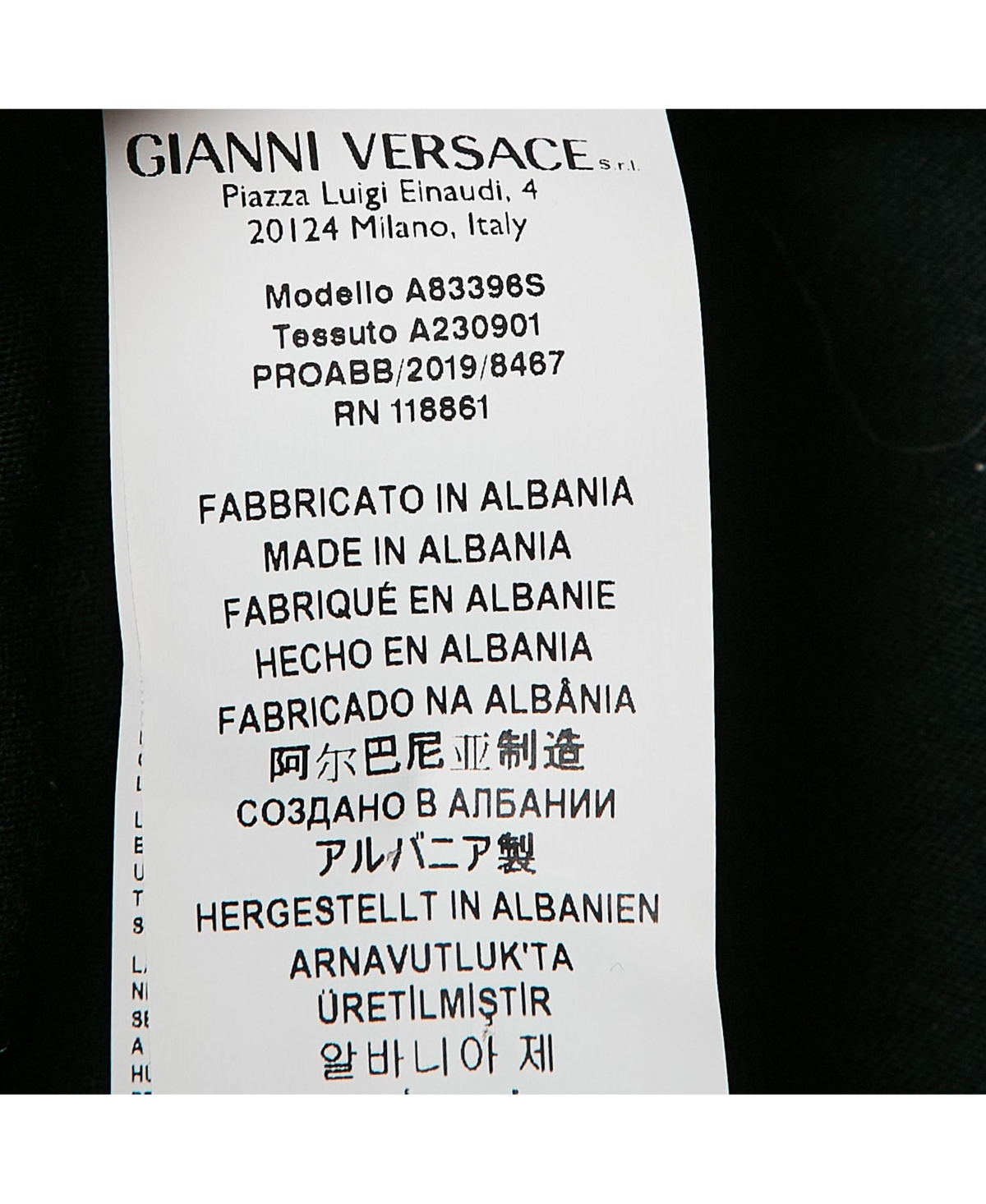 Pre-Owned Versace Women's Black Logo Print Cotton T-Shirt