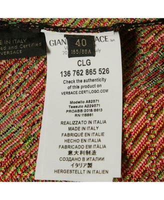 Women's Multicolor Jacquard Knit Sleeveless Top