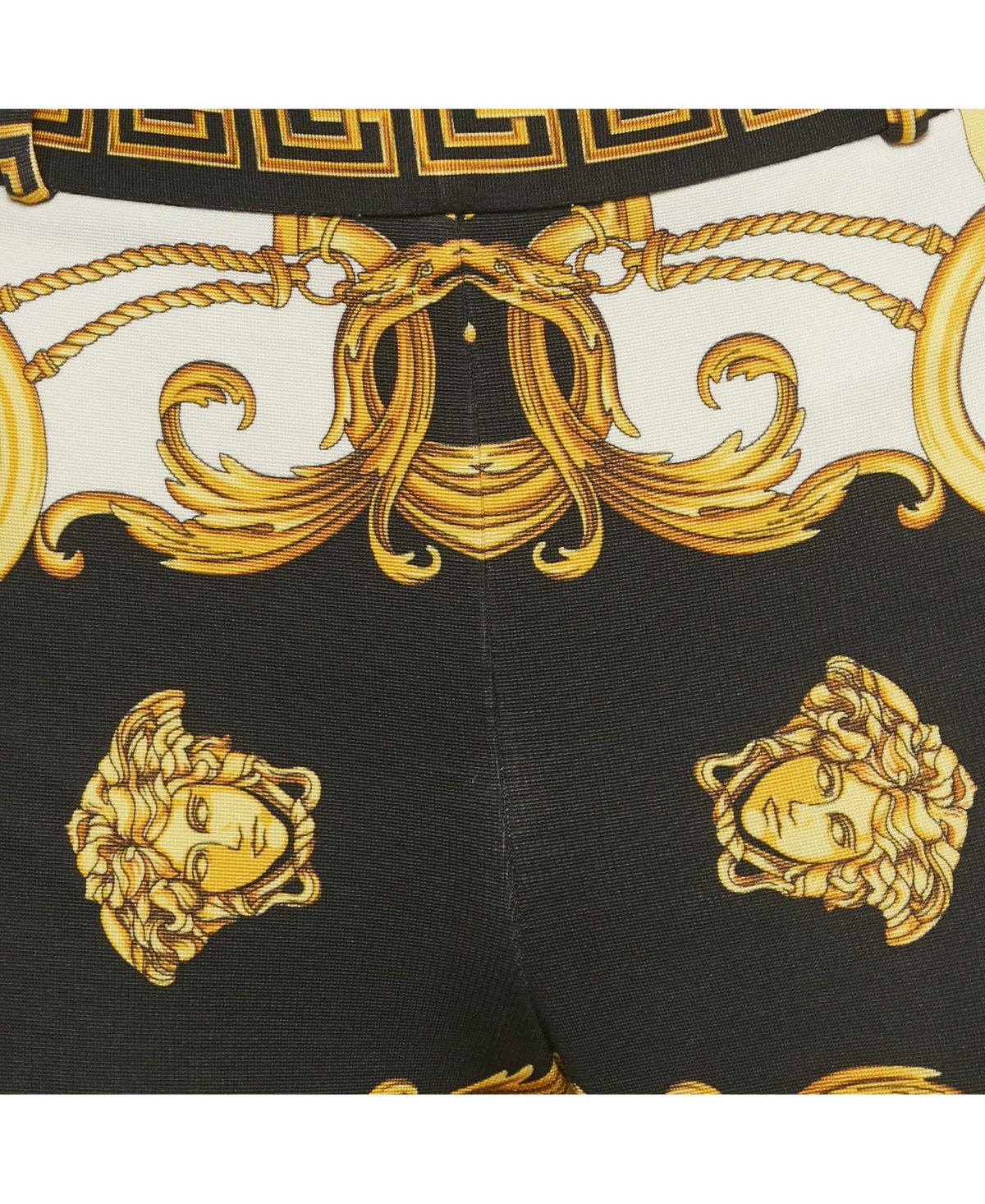 Pre-Owned Versace Women's Rodeo Barocco Print Jersey Leggings