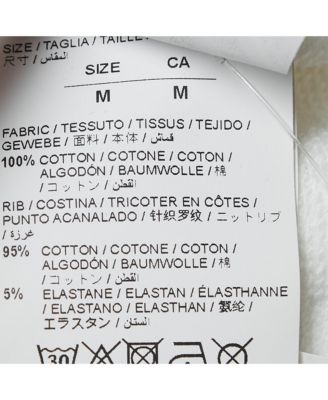 Women's White Logo Embroidered Cotton Hoodie