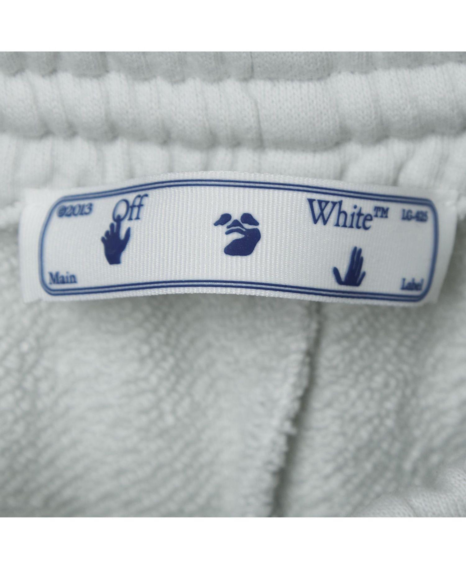 Women's White Print Cotton Drawstring Straight Leg Pants