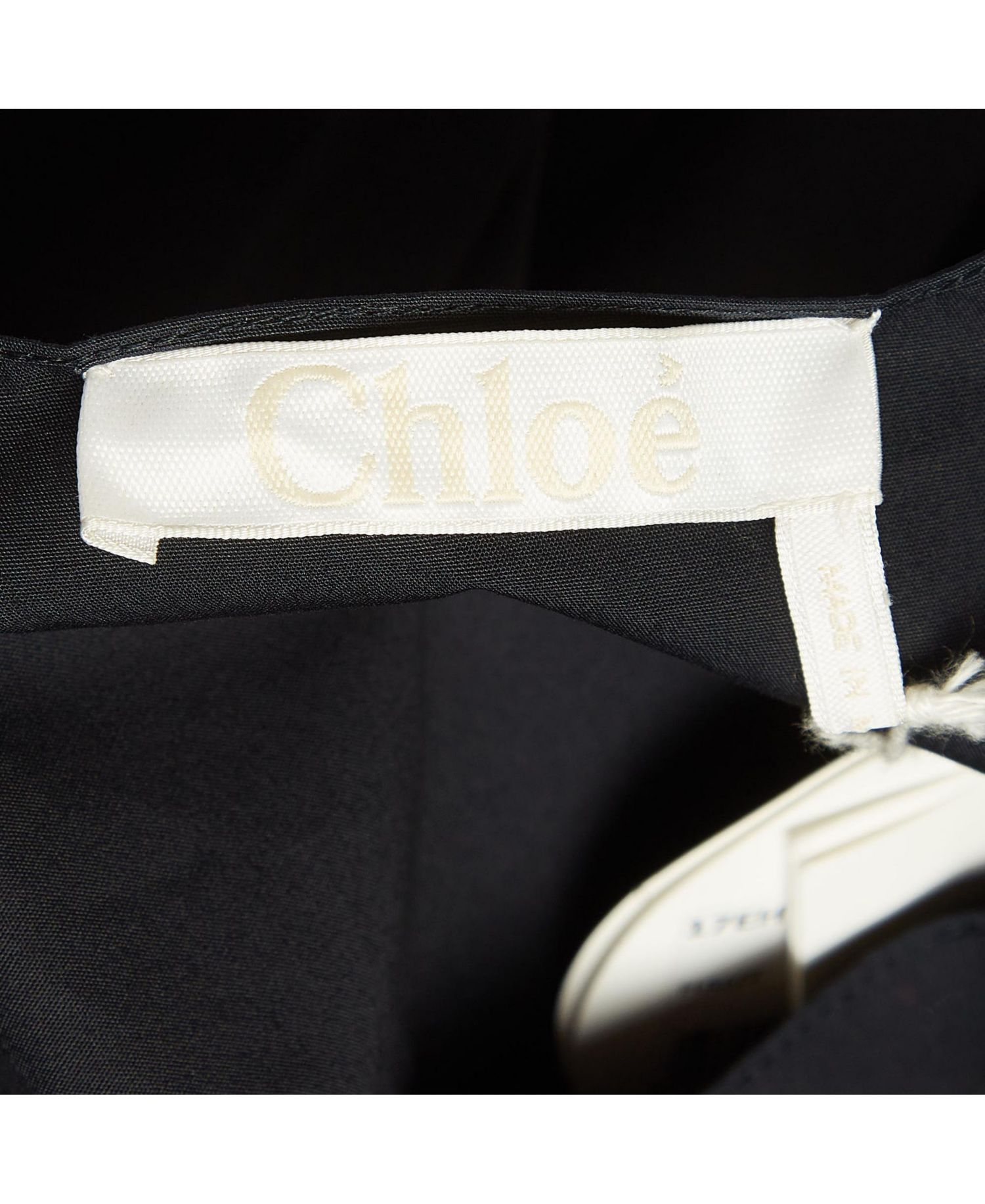 Women's Navy Poplin Top