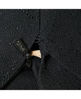 Women's Black Textured Crepe Pleats Detail Trousers