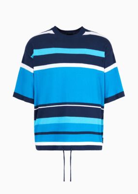 Men's Colorblocked Stripe T-Shirt