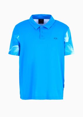 Men's Floral Polo Shirt