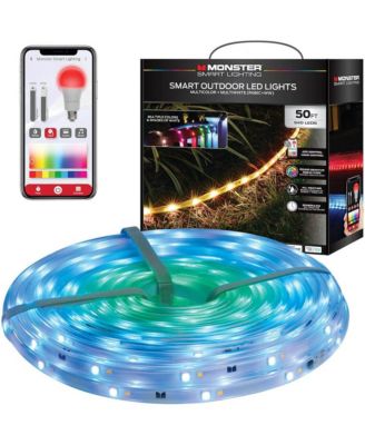 50 ft Sound Reactive Smart Multi-Color Outdoor LED Light Strip