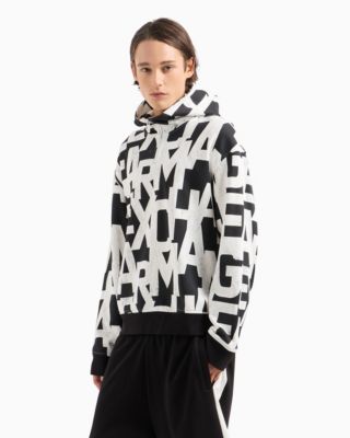 Men's Long Sleeve Logo Print Hoodie