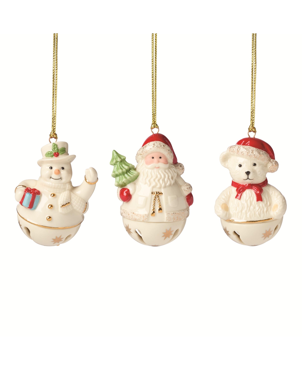 Lenox 2025 Jingle Bell Ornaments, Set of 3