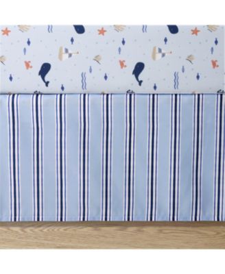 Crib Bedding Set for Baby Boys, Nautical Patch, 3 Pieces