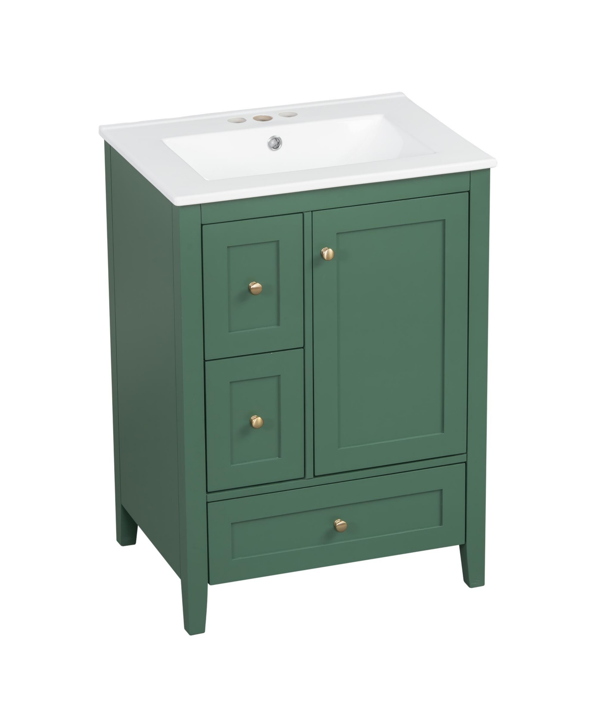 Casainc Bathroom Vanity with Adjustable Shelf and Removable Dividers