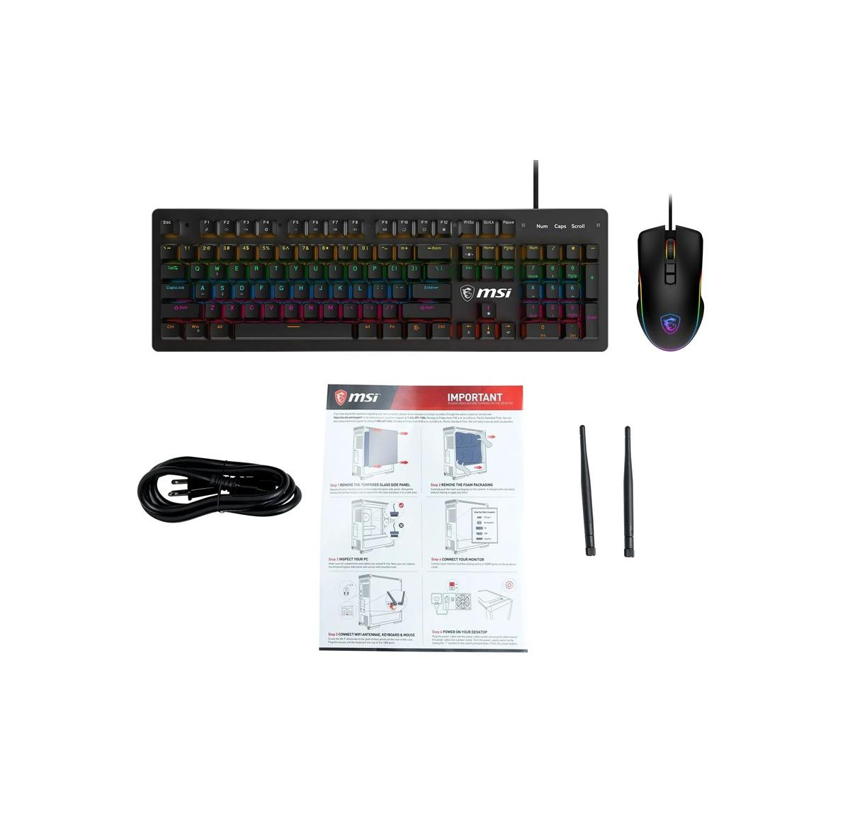 Msi Computers Codex R2 Ai Gaming Desktop Intel Core Ultra 7 265K Rtx 5060 Ti 32GB 2TB Ssd Windows 11 – Black