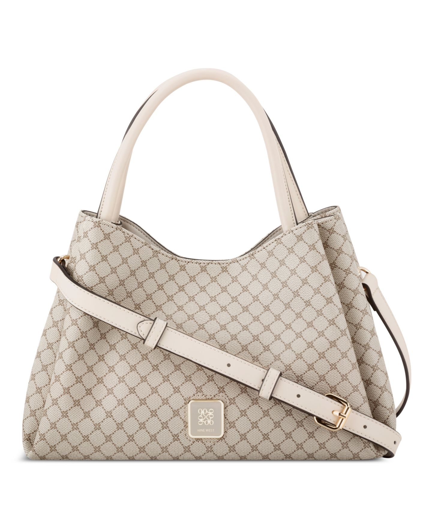 Женская сумка Nine West Dorsey Satchel, цвет: Бежевый — фото 1