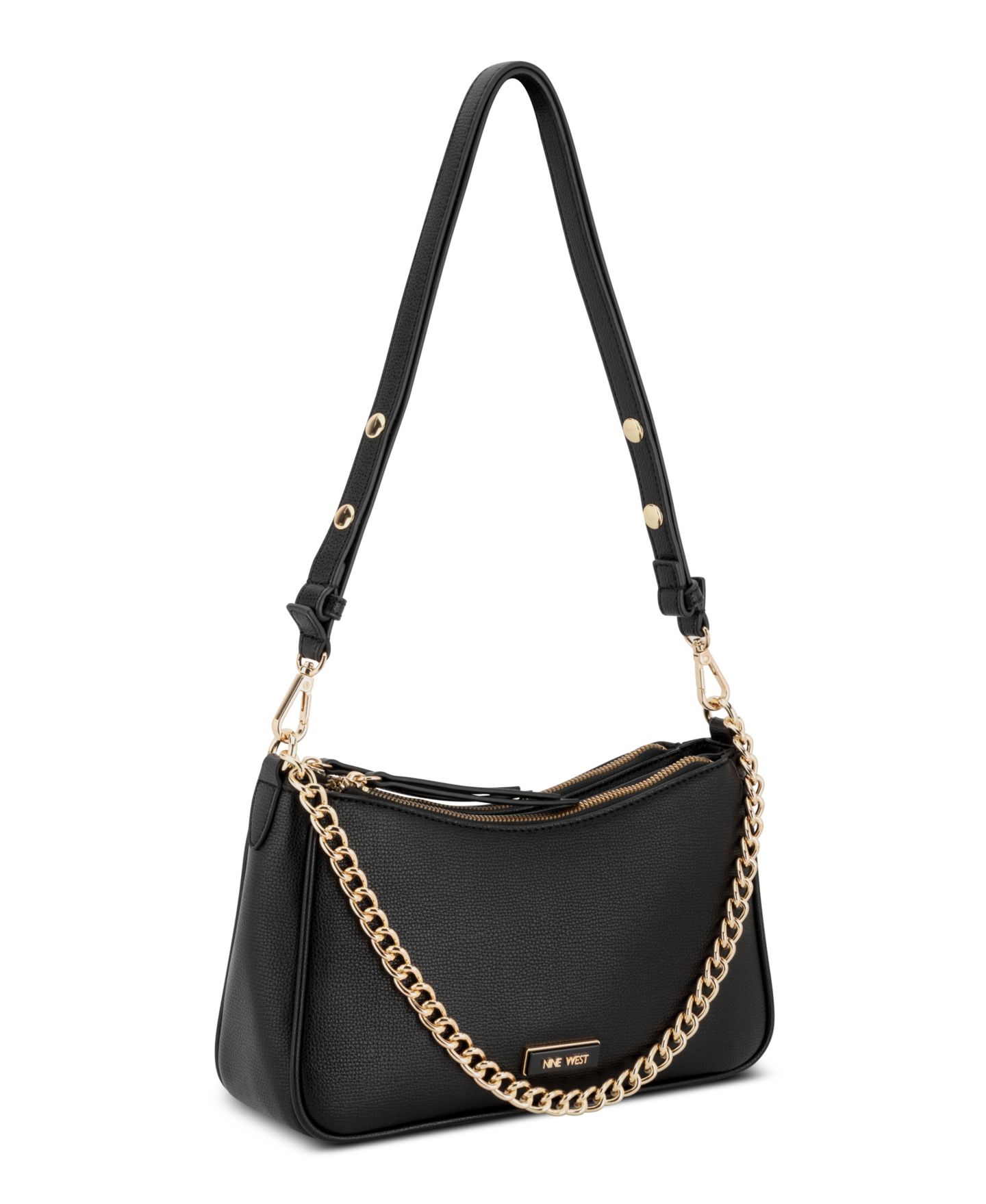 Женская сумка Nine West Denzielle Convertible Shoulder, цвет: Чёрный — фото 2