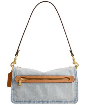 Tabby Medium Crystal Denim Shoulder Bag 26
