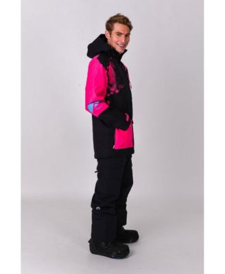 Men's Afterparty Jacket Black & Pink