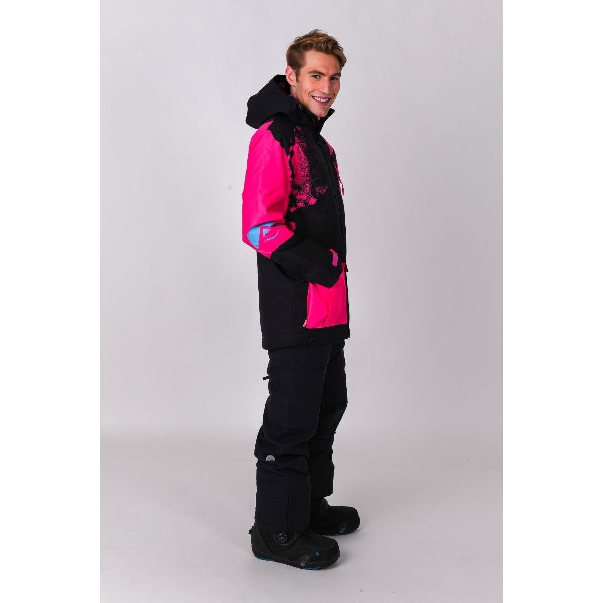 Oosc Men's Afterparty Jacket Black & Pink