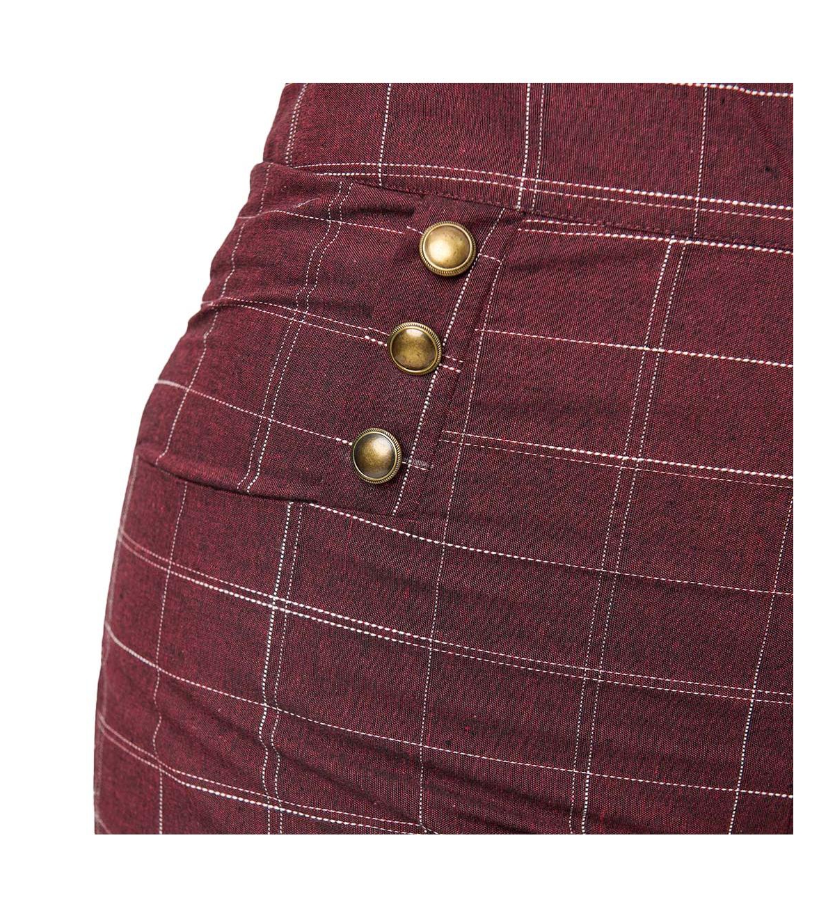 Unique Vintage Plus 1940s Ginger Wide Leg Pants