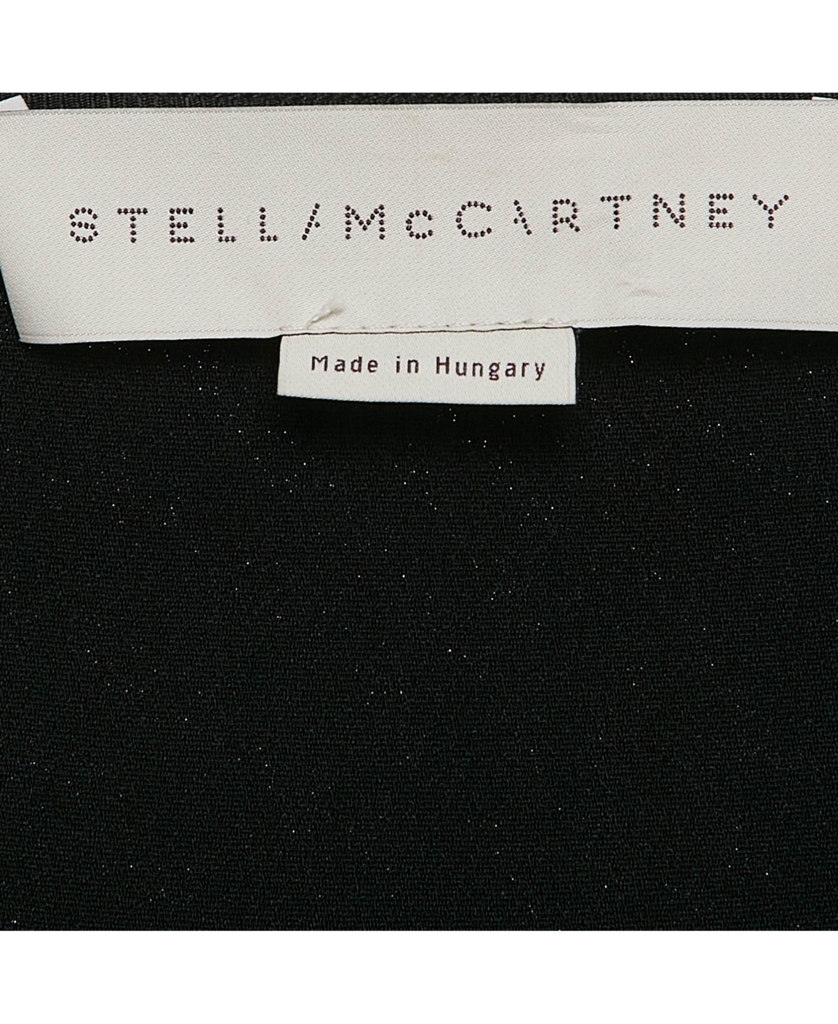 Pre-Owned Stella Mccartney Women's Black Crepe High-Low Blouse