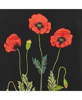 Women's Floral Embroidered Crepe Blouse