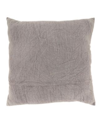 Embroidered Sunflower Poly Filled Decorative Pillow, 20" x 20"