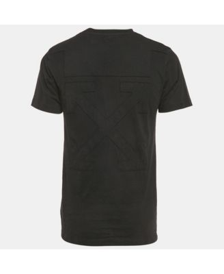 Men's Black Cotton Knit T-Shirt