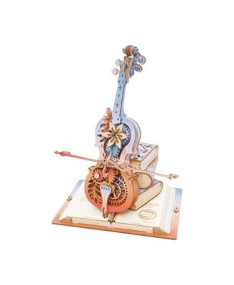 3D Puzzles, Symphony of Gorgeous Dreams Music Box Model with 199PCS, Unique Music Gift for Kids Adults, Multicolored, 8.1"7.3"23.5"