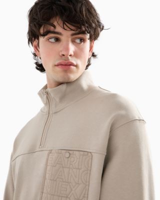 A|X Armani Exchange Men's Quarter-Zip Long-Sleeve Sweatshirt - Macy's