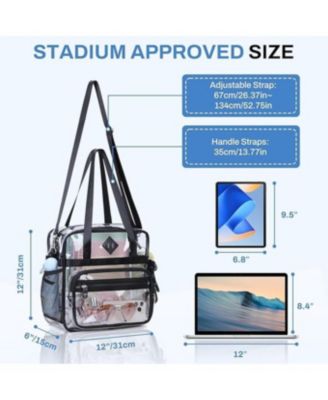Clear See Through Tote Bag for Women