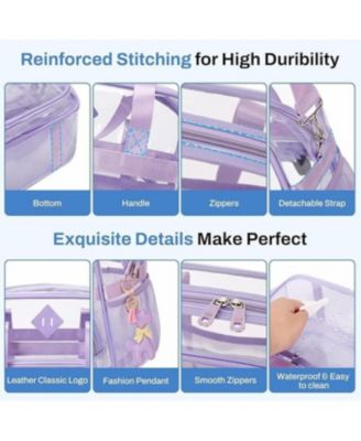 Clear See Through Tote Bag for Women