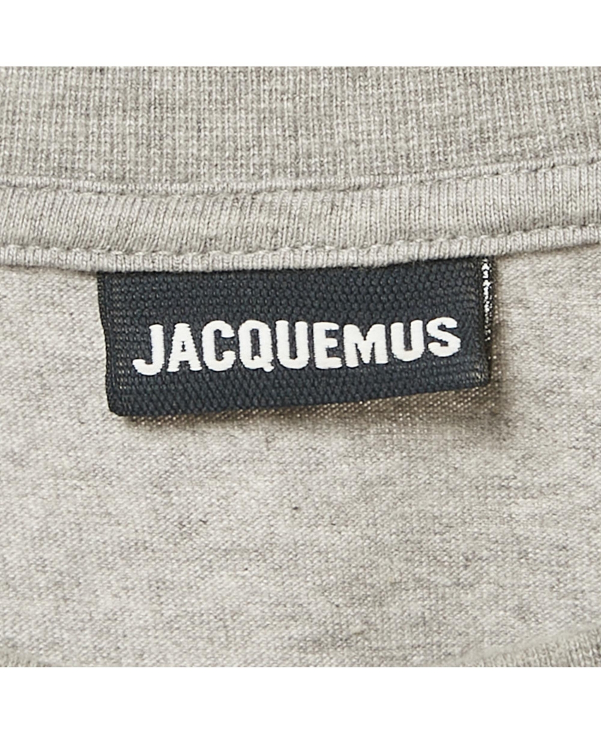 Pre-Owned Jacquemus Men's Grey Cotton Crew Neck T-Shirt
