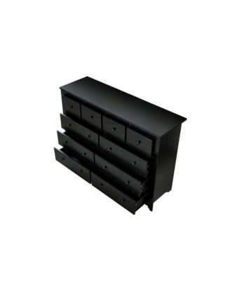 Modern 10-Drawer Storage Cabinet Dresser Wide Chest of Drawer