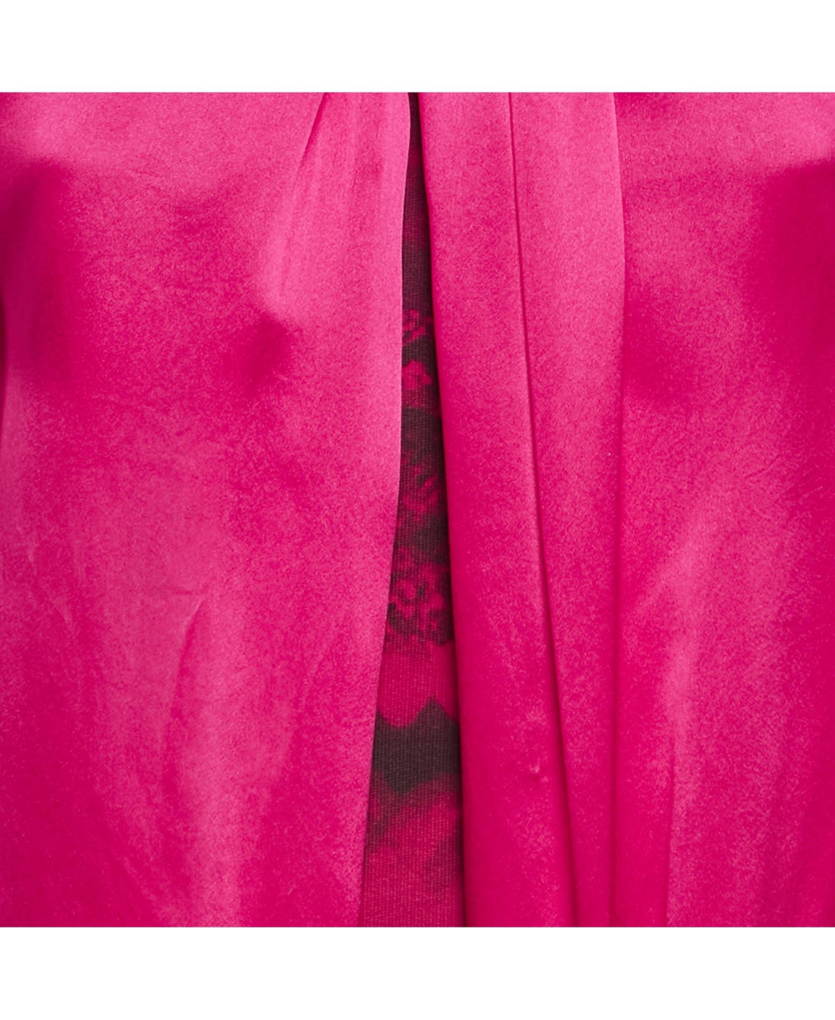 Pre-Owned Givenchy Women's Pink Printed Silk And Cotton Silk Top