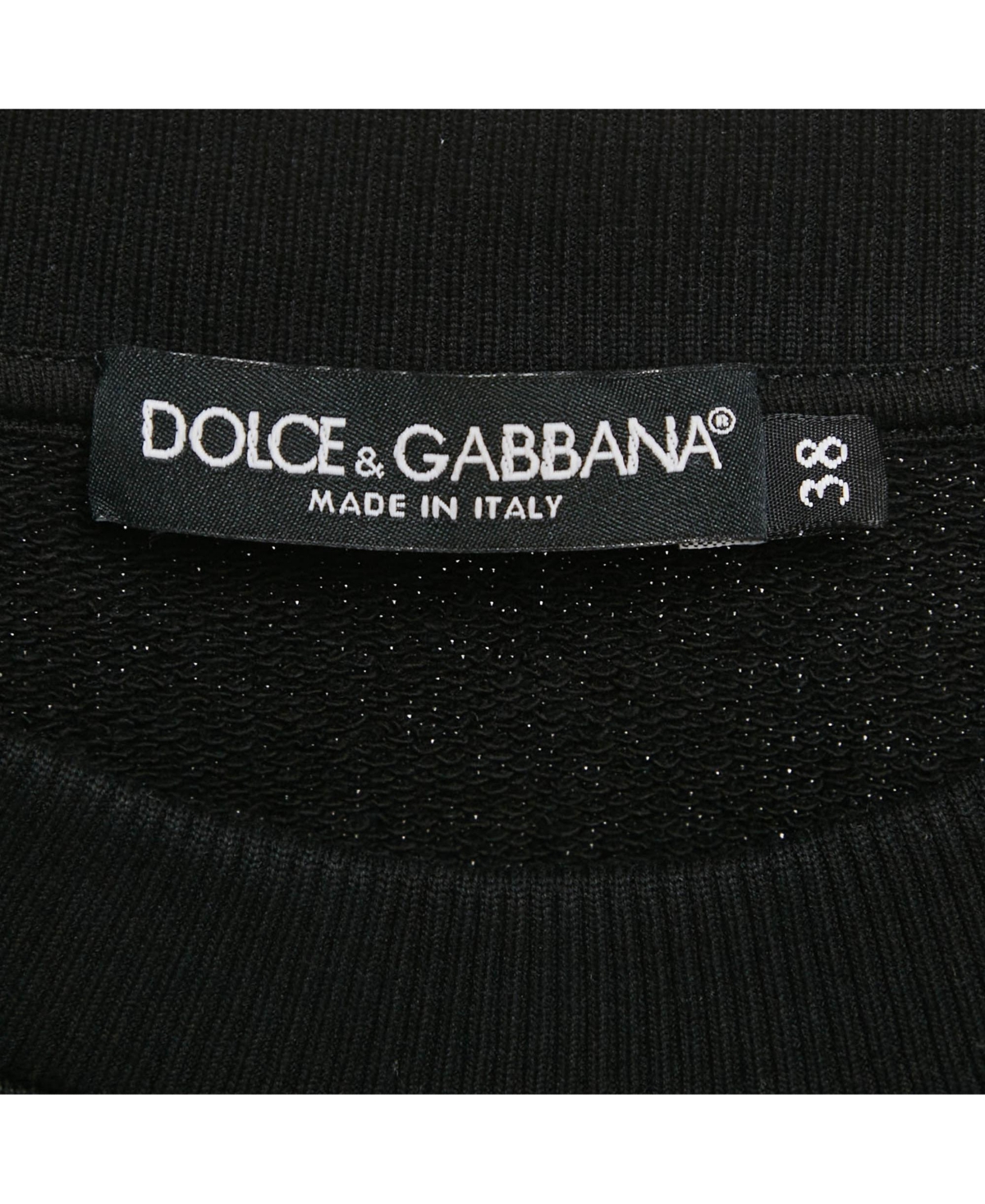 Pre-Owned Dolce & Gabbana Women's Black Marilyn Monroe Print Cotton Oversized Sweatshirt