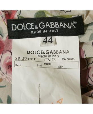 Women's Pink Floral Print Silk Short Sleeve Shirt