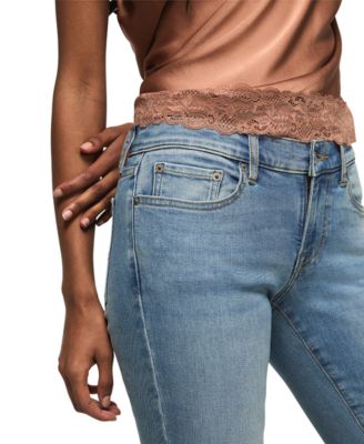 Women's Sweet Crop Mid-Rise Jeans
