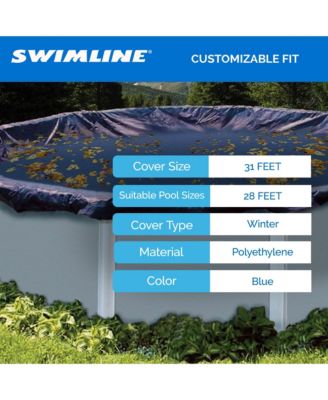 PCO831 28' Round Above Ground Winter Swimming Cover, (Pool Cover Only)