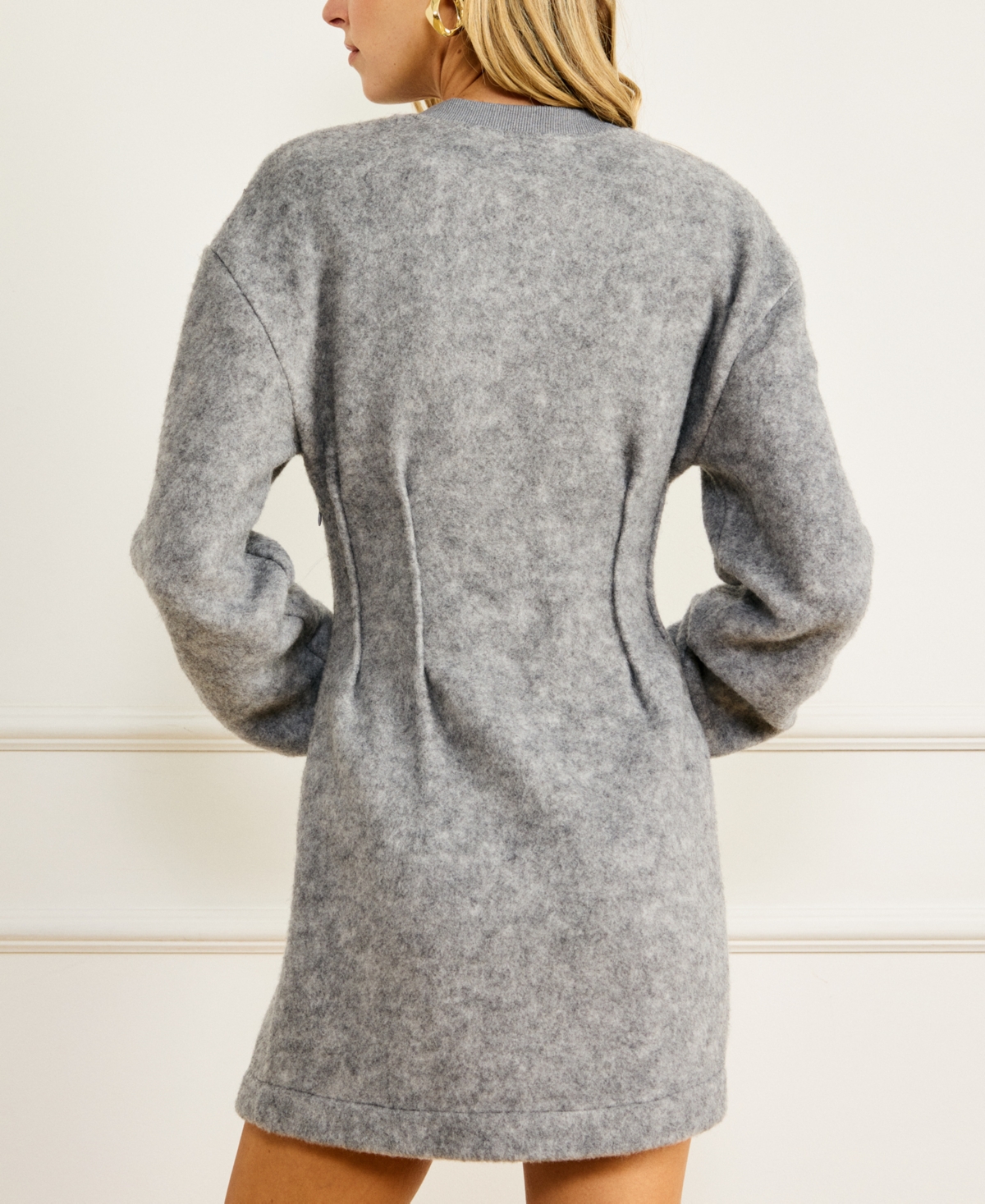 Line & Dot Women's Pippa Solid Mini Dress