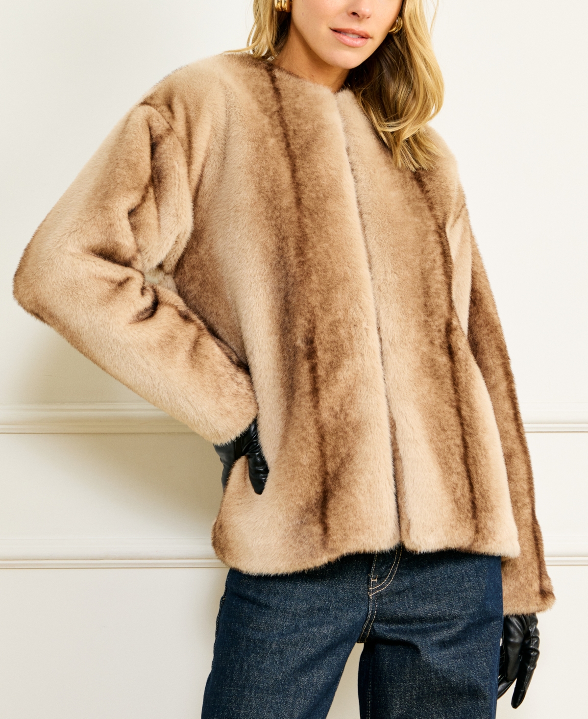 Line & Dot Women's Crewneck Jacket