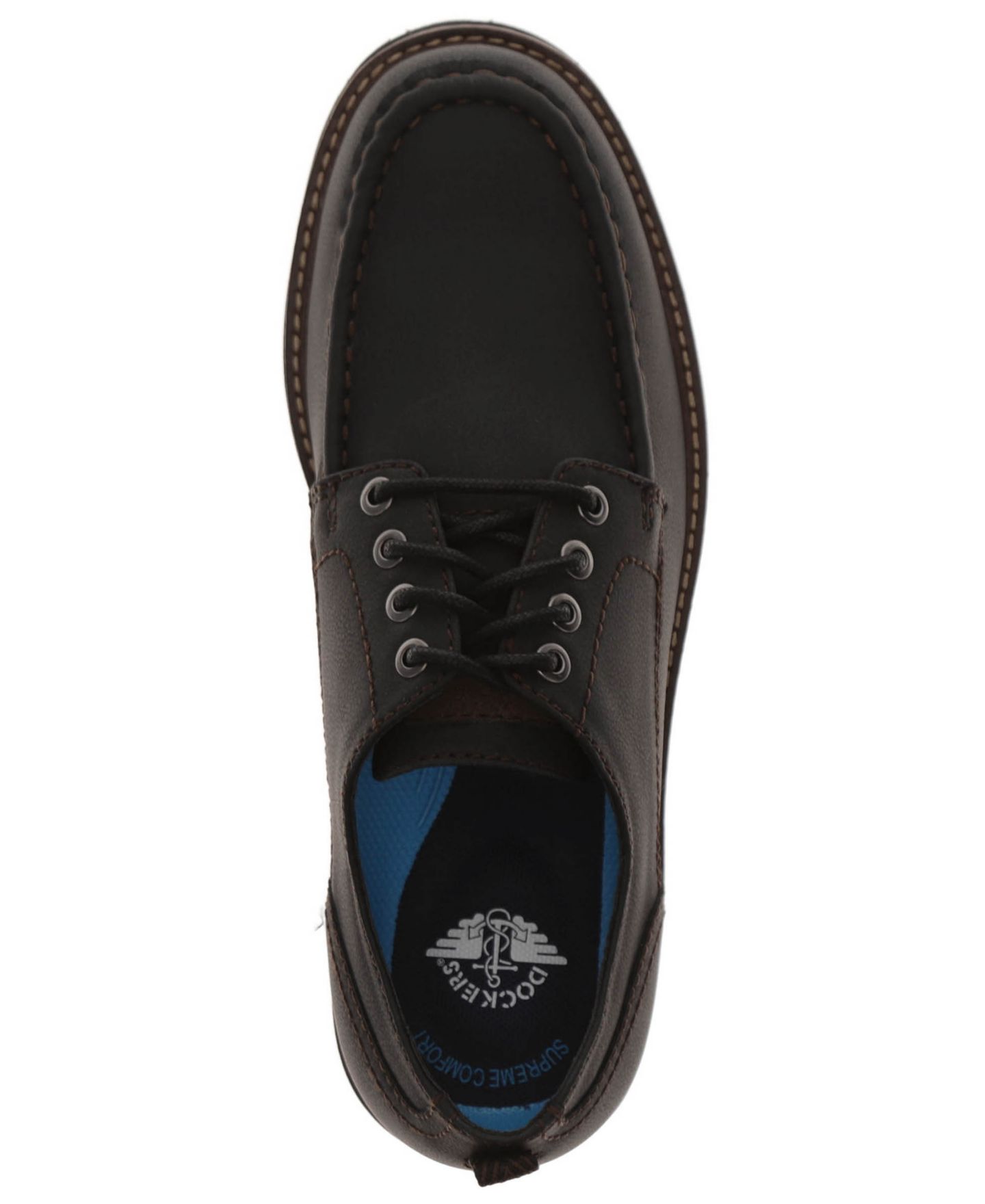 Мужская обувь Dockers Walsh Lightweight Lugged Casual Shoe, цвет: Чёрный — фото 4