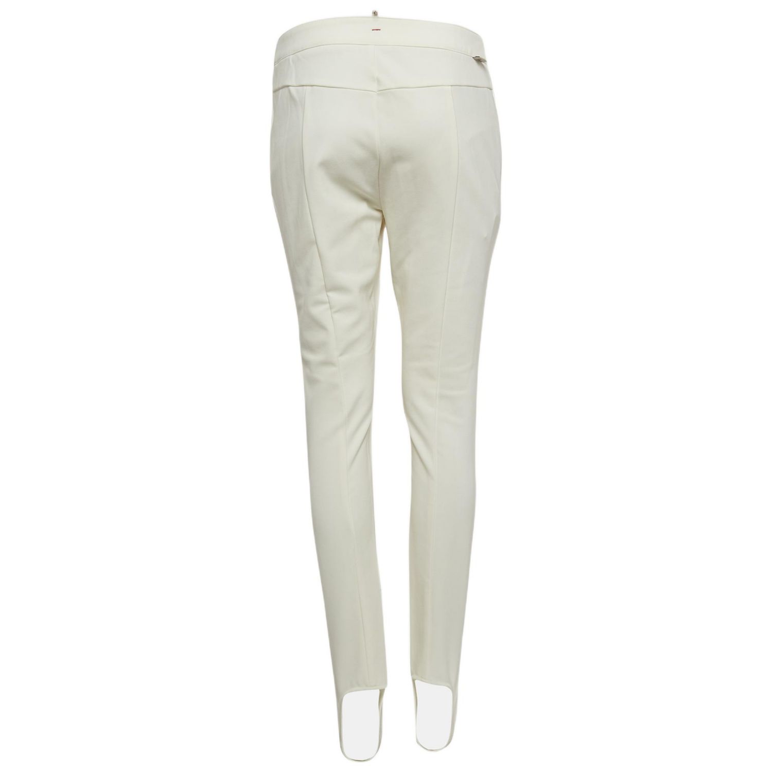 Women's Grenoble White Technical Jersey Stirrup Ski Pants