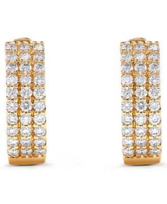 Diamond Earrings (1/2 ct. t.w.) in 14k Yellow Gold