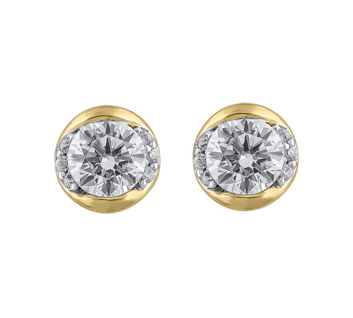 Macy's Diamond Earrings (1/2 ct. t.w.) in 14k Yellow Gold