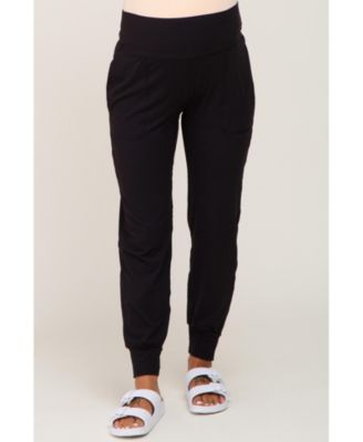 Maternity Black Soft Joggers