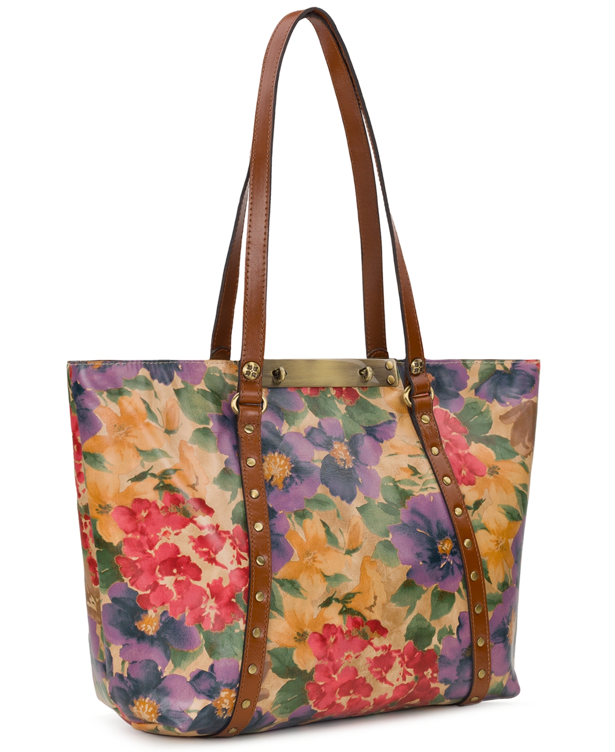 Patricia Nash Benvenuto Smooth Leather Tote