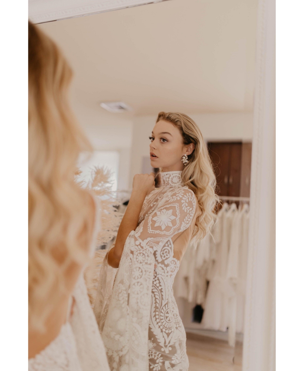 Untamed Petals Gwen Crystal Earrings