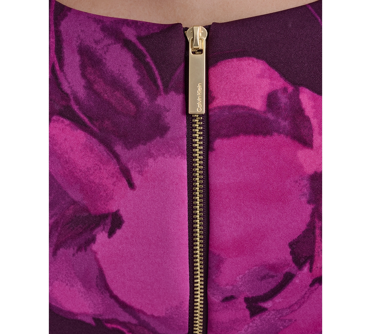 Calvin Klein Women's Floral Print Short Dress