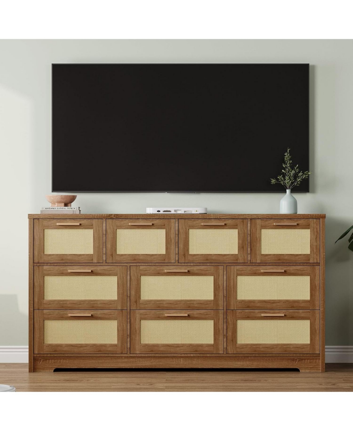 Gaomon 59" Farmhouse 10-Drawer Bedroom Dresser